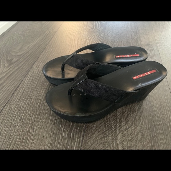 Authentic Prada platform sandals size 37 - Picture 6 of 6